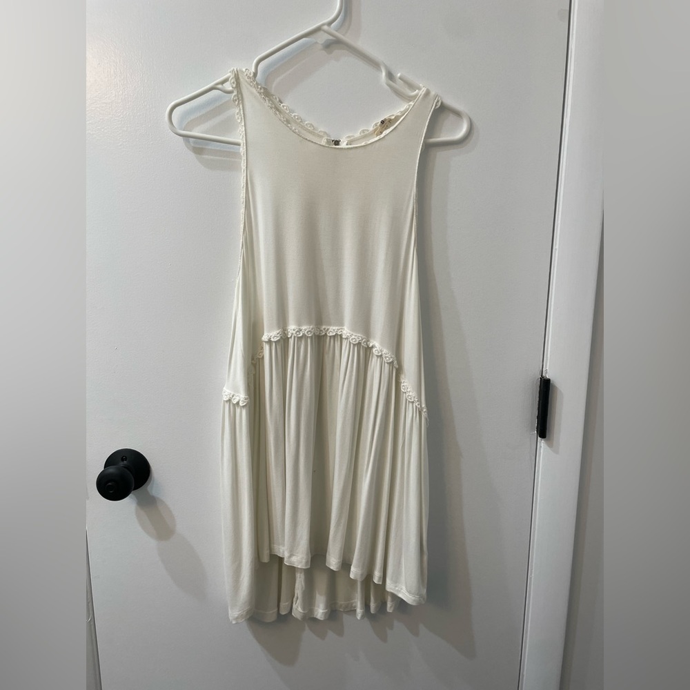 White tank top.